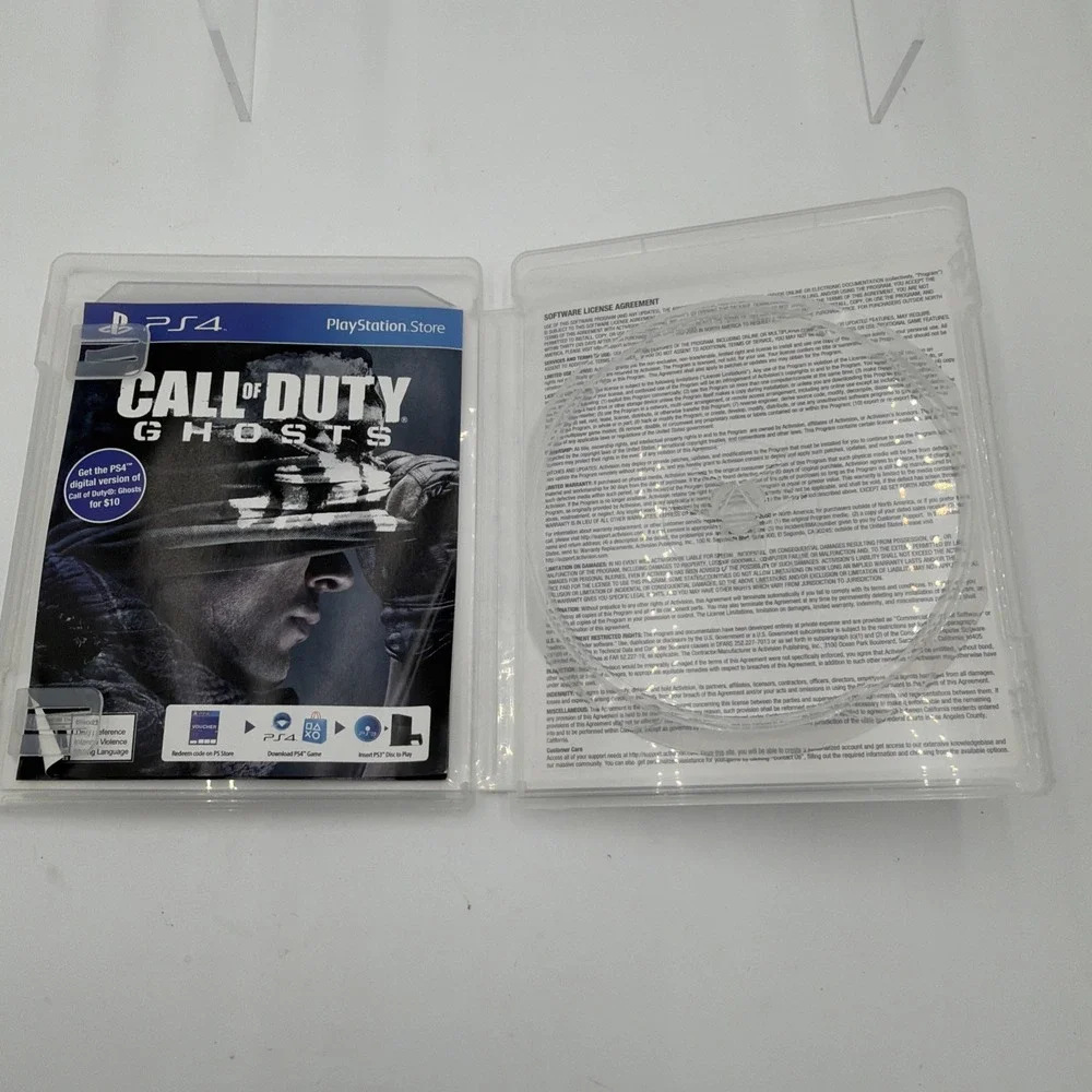 Call Of Duty Ghosts Activision‎ Sony PlayStation 3 Video Game Case Manual Only